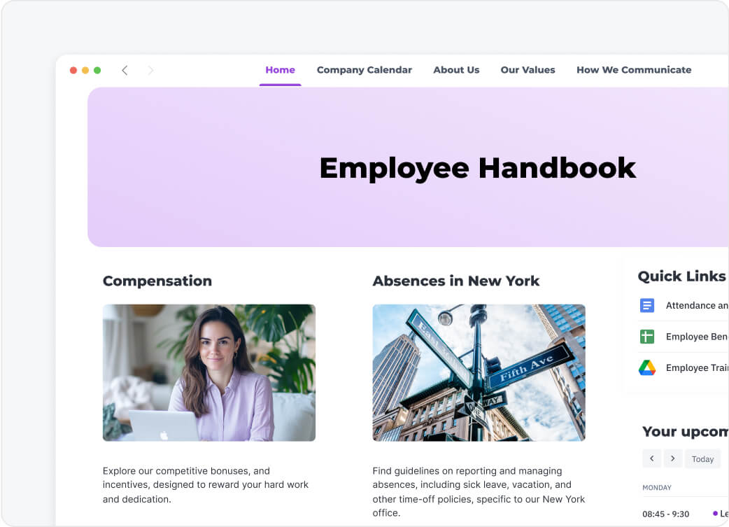 Happeo Intranet for Operations teams