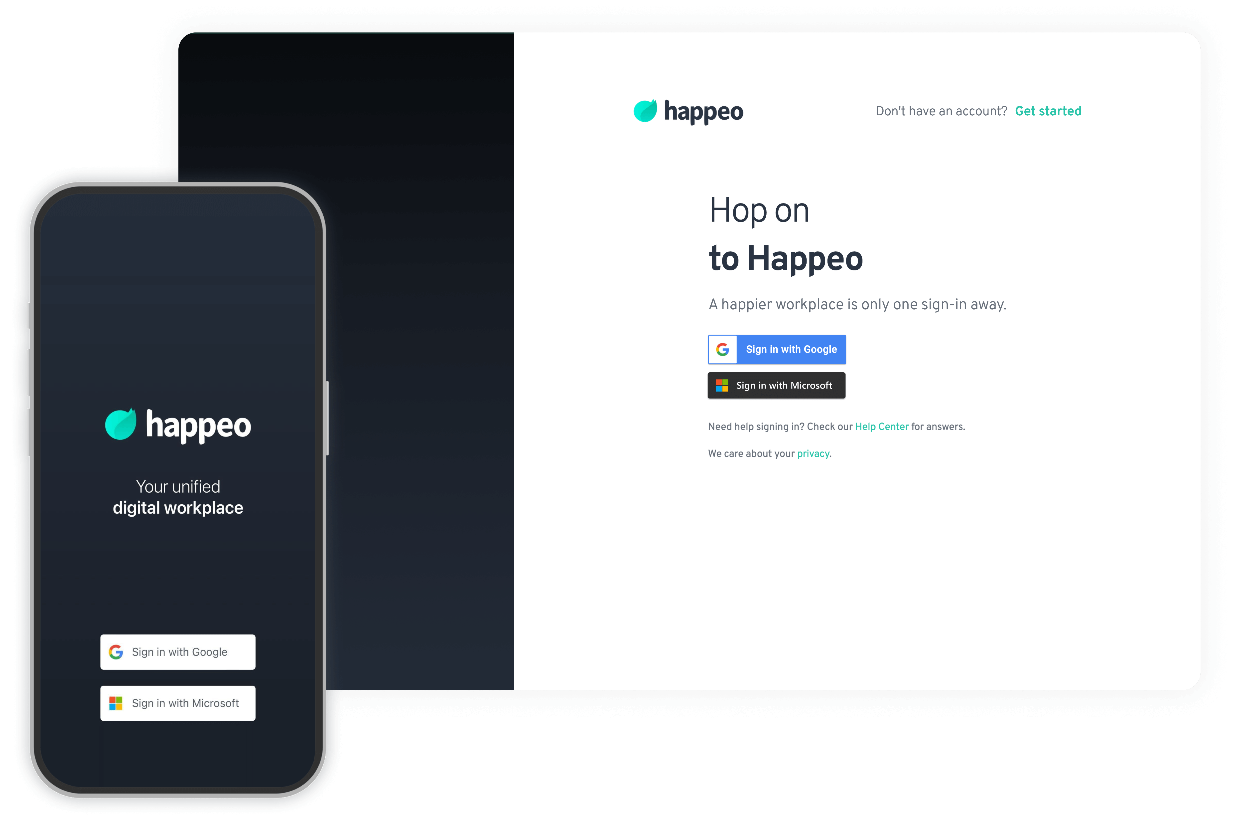 We’re making Happeo more consistent by adding a Microsoft 365 login button to the login page